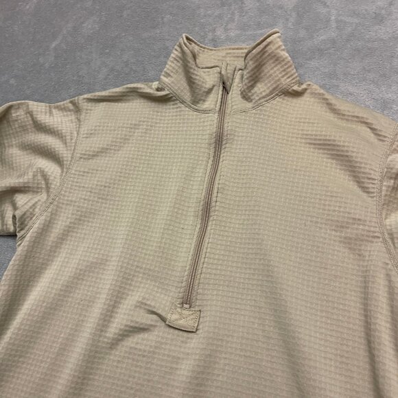 PRE-OWNED GEN III MID WEIGHT L2 COLD WEATHER SHIRT COYOTE WAFFLE ECWS medium reg - Picture 2 of 8